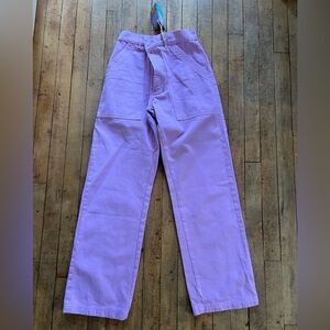 New Big Bud Press WORK PANTS - LILAC PURPLE size XS